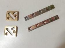 Cerniera Perno eccentrico in ferro piastra QUADRA cava tropicalizzata MM. 75