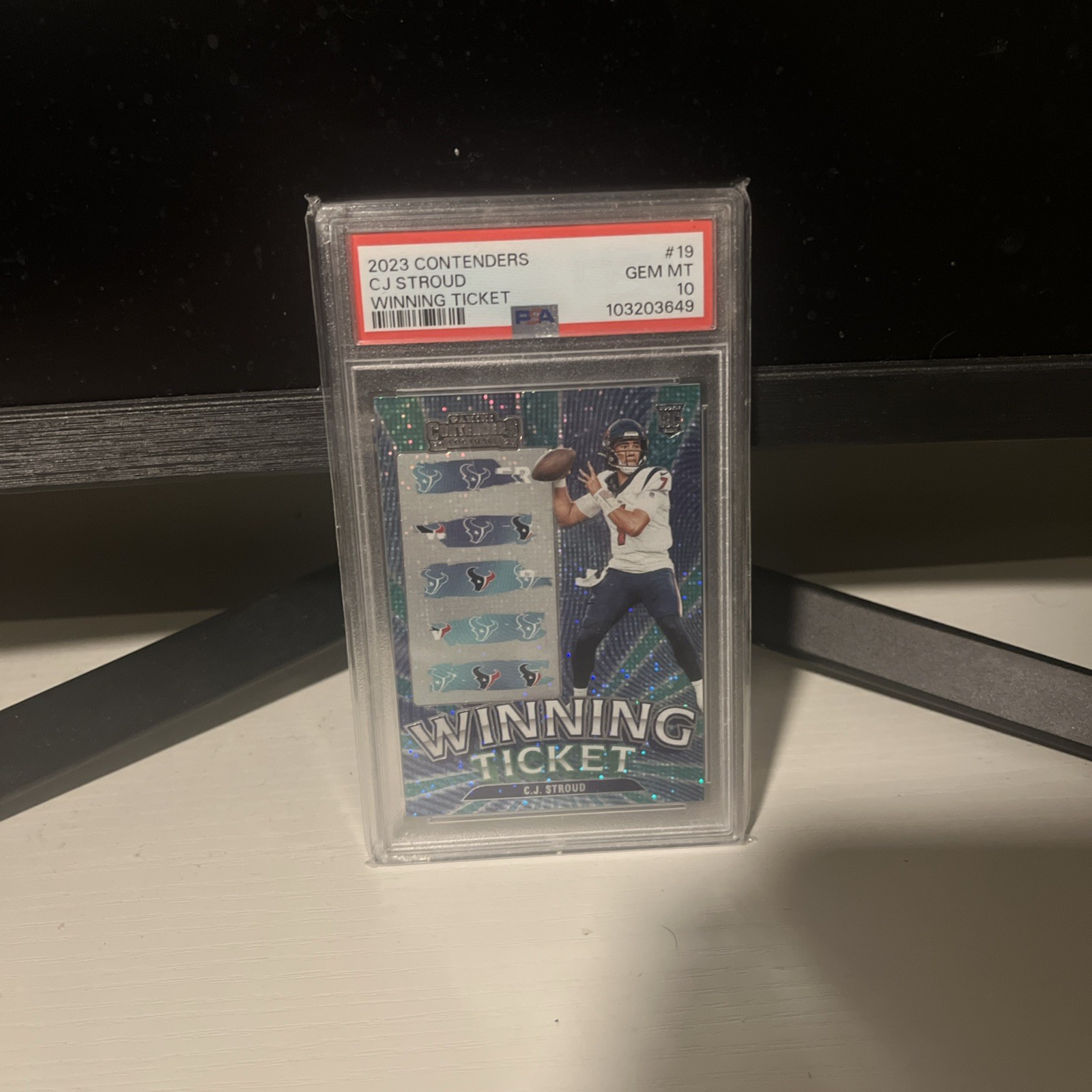 CJ Stroud Panini Contenders Winning Ticket #19 Base
