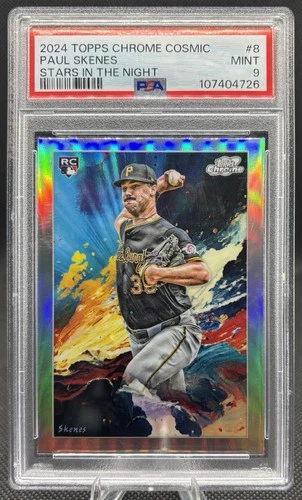 Paul Skenes 2024 Topps Chrome Cosmic Stars in the Night PSA 9 Pirates Rookie RC