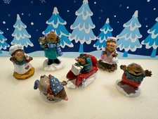 WEE FOREST FOLK 6 CHRISTMAS MOLES!