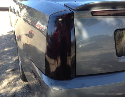FOR 05-11 CADILLAC STS STS-V SMOKE TAIL LIGHT PRECUT TINT COVER SMOKED OVERLAYS