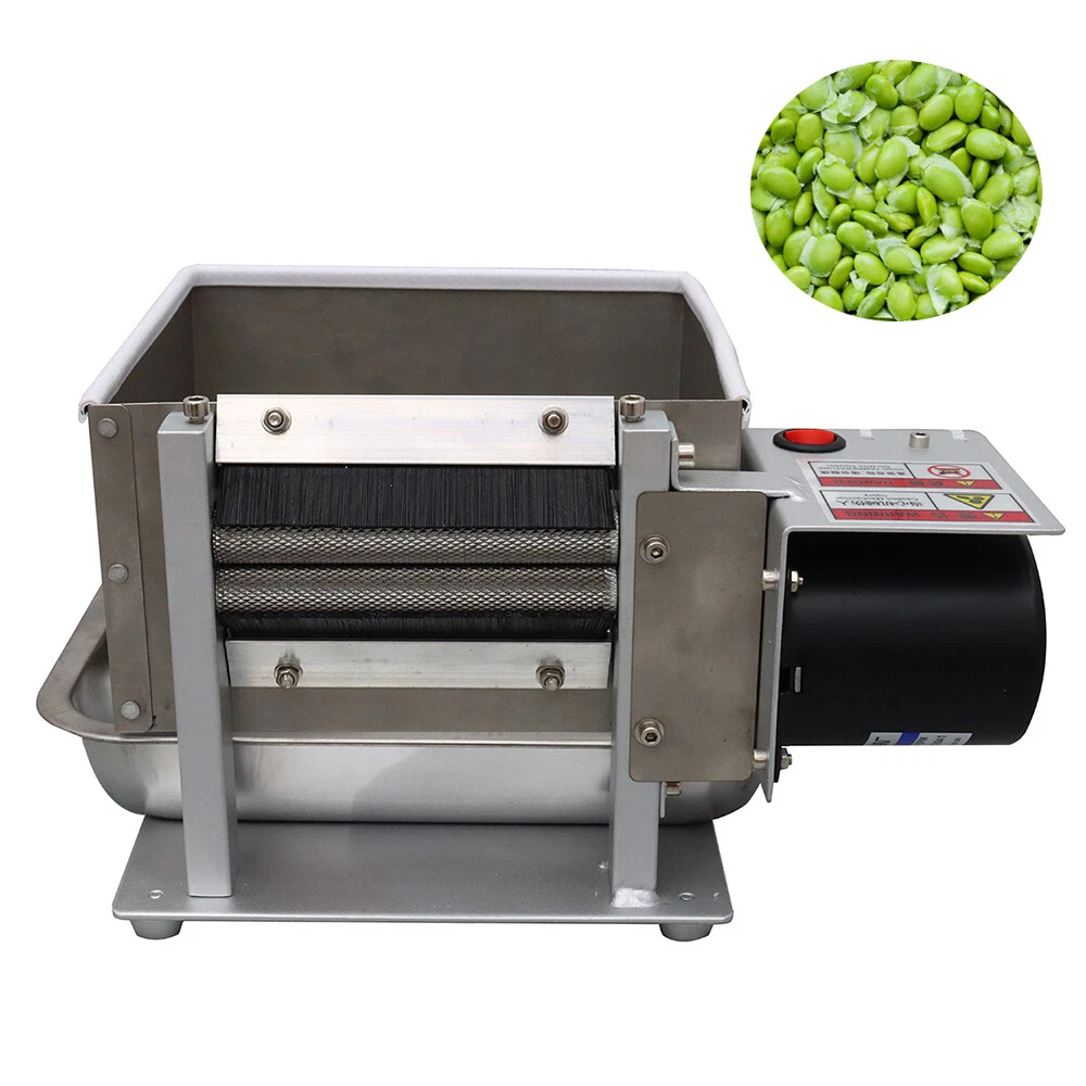 TECHTONGDA Commercial Pea Peeling Machine Stainless Steel Bean Sheller 220V