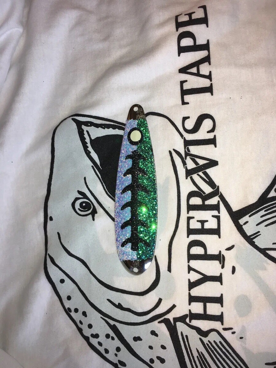 High Percentage Salmon Trolling Spoon With Hyper Vis Tape Not Paint 4 3 ...