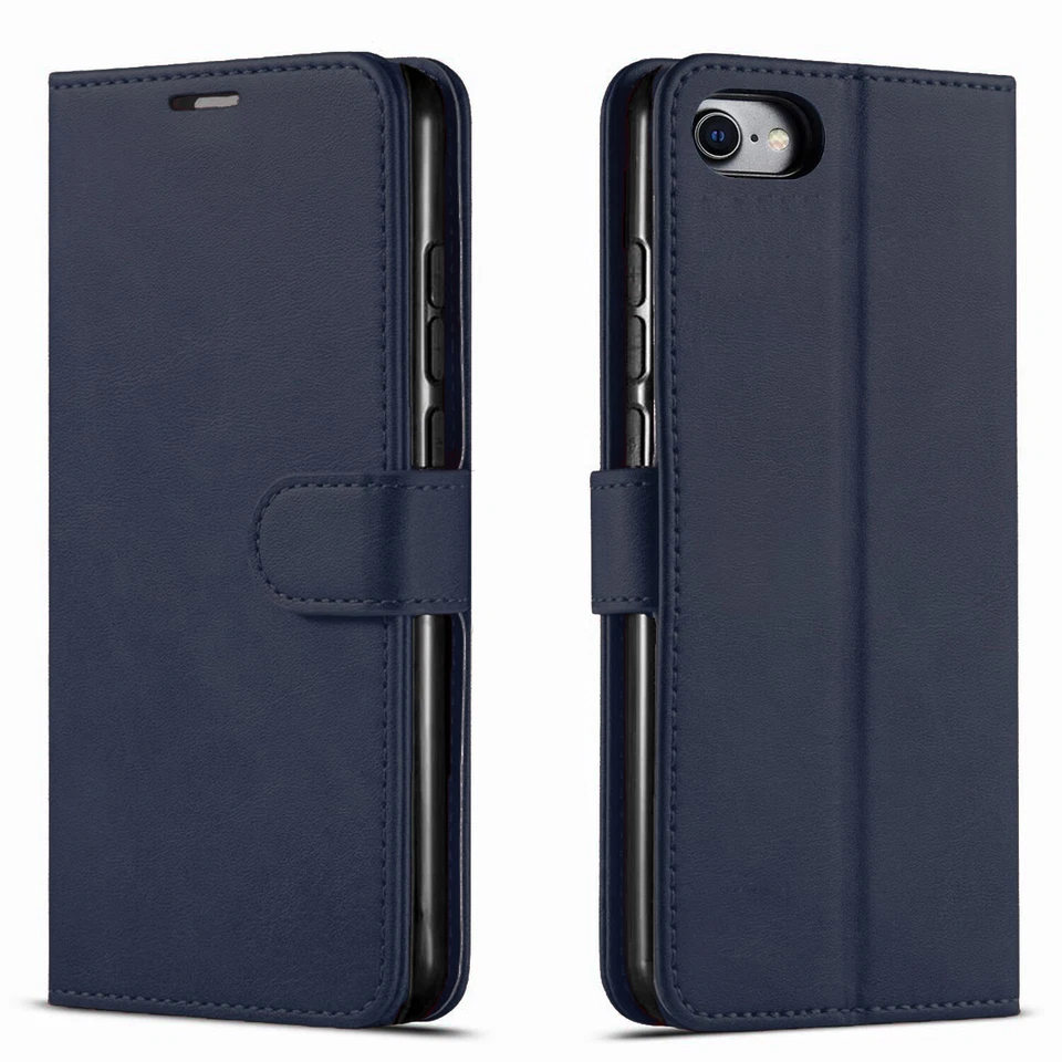 For iPhone SE 8 7 6S Plus 2020 Case Phone Cover Shockproof Wallet+Tempered Glass - Image 3 of 4