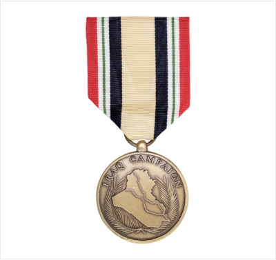 GENUINE U.S. FULL SIZE MEDAL: IRAQ CAMPAIGN MEDAL