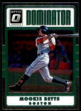 2017 Panini Donruss Optic Dominator Mookie Betts Boston Red Sox