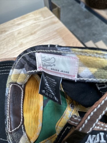 Seltene Vintage TRUE RELIGION Distressed Y2K karierte Buddha Baseballkappe Truckermütze - Bild 5 von 8