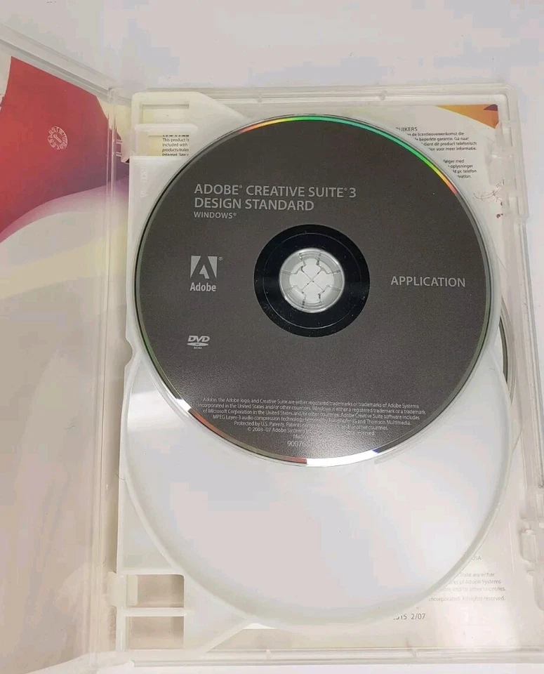 Adobe Creative Suite 3 Design Standard Windows W/ Serial Number Foto 2 de 3