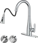 Mbillion Kitchen Faucet with Pull Down Sprayer Polished Chrome 1-3 Hole Put Out — photo 1