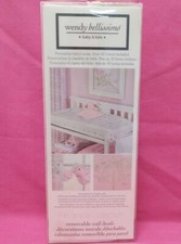 Wendy Bellissimo Gracie Wall Decals green tree pink birds cursive letters NIP