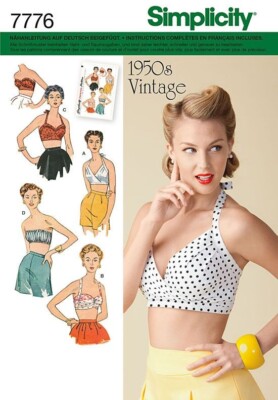 Simplicity Schnitt Nr 1426.D5 Bustier Tops Gr. 30 - 38
