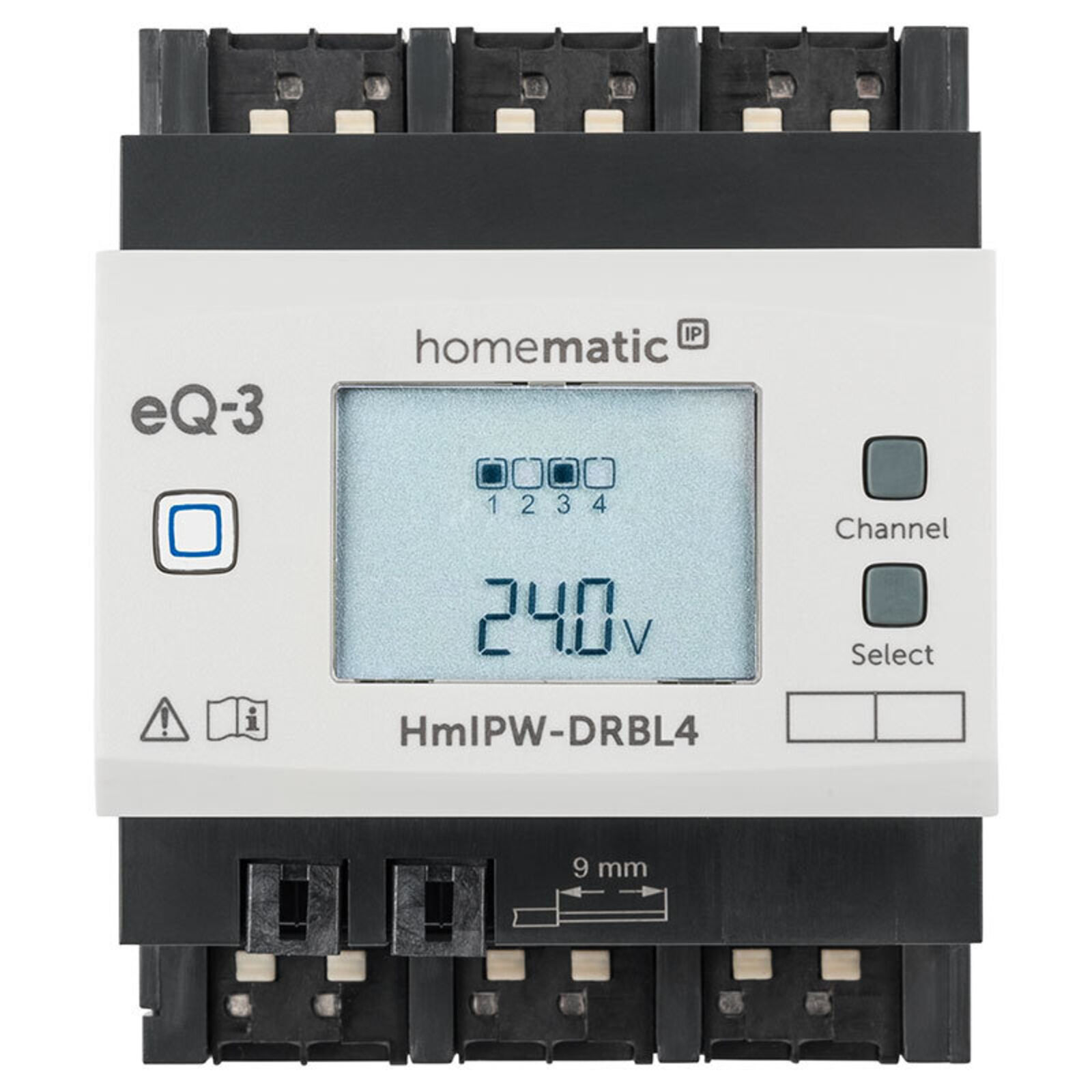 Homematic IP Wired Smart Home 4-fach-Jalousie-Rollladenaktor HmIPW-DRBL4, VDE z