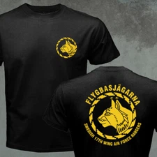 Swedish Army Flygbasjägarna 17th Wing Air Force Rangers Special Forces T-shirt