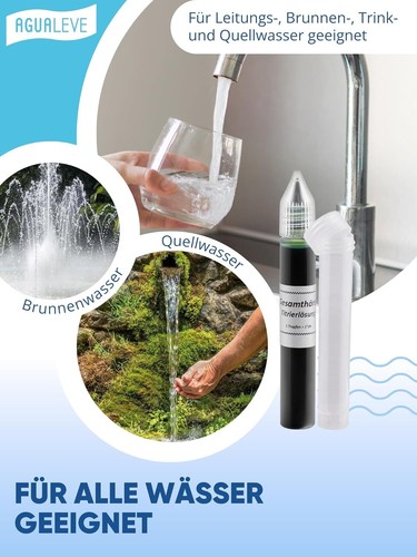 AGUALEVE Wasserhärte Test - Deutsche Grad Härte (°dH) schnell und einfach messen - Bild 4 von 9