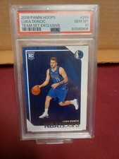 2018-19 Panini Hoops RC Luka Doncic #268 TEAM SET EXCLUSIVE Gem Mt PSA 10