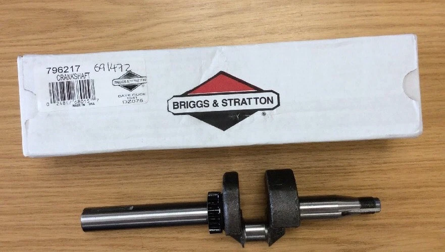 GENUINE BRIGGS AND STRATTON CRANKSHAFT L2 796217 - genuine Briggs  