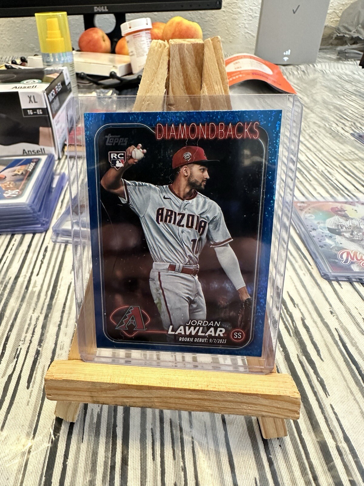 Jordan Lawlar 2024 Topps Update Series #US41 Rookie Blue Holo Foilboard 238/999