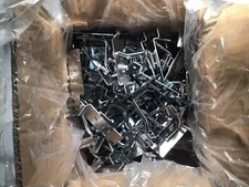 2” Slatwall Chrome Hooks, Box Of 100, Brand New