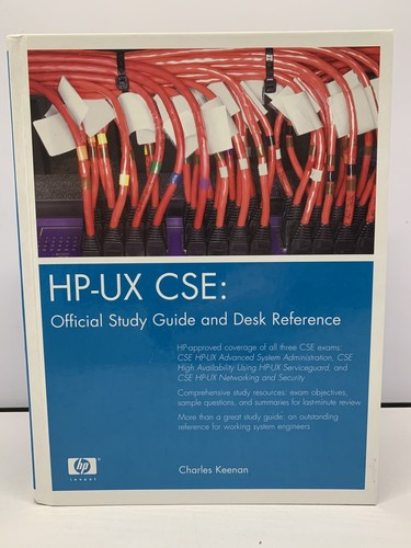 HP-UX CSE: Official Study Guide Desk Reference Book Textbook Hewlett Packard VGC - 第 1/15 張圖片