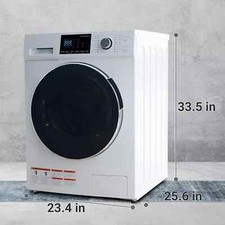 Smad 2.7cu.ft Compact 14 Washing Programme Space Saving Washer large-capacity