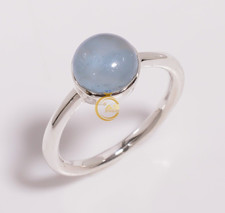 Aquamarine Ring 925 Sterling Silver Minimalist Ring Gift Jewelry for Women