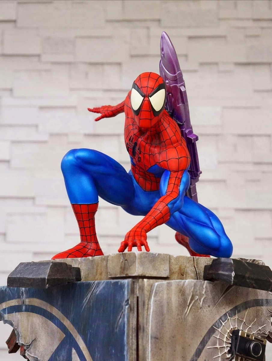 Custom Marvel 1/4 Alex Ross Spider-Man Figure Statue Light