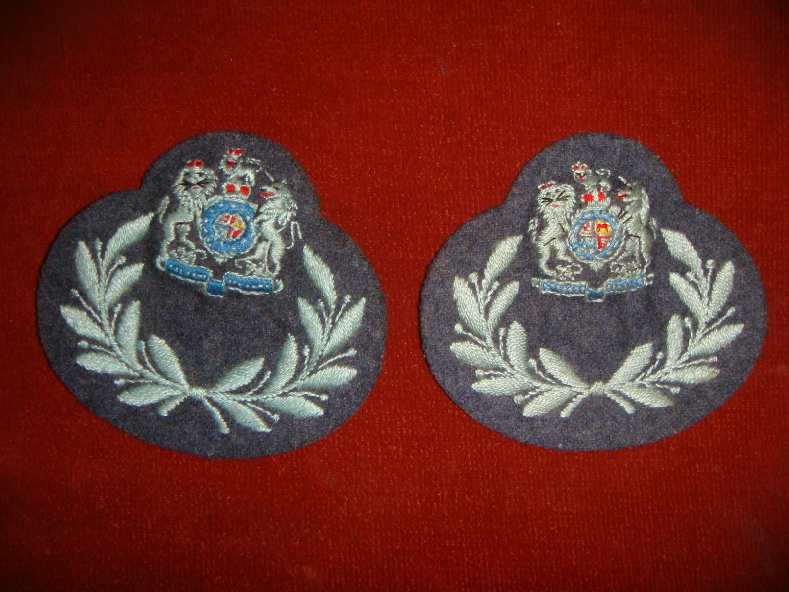 Pair Of Vintage  RAF Master Aircrew Sleeve Badges 1950s