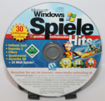 Microsoft Windows Spiele Hits / 30 Spiele  - Retro PC Spiele  