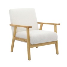 Sessel Loungesessel Sofa Polsterstuhl Wohnzimmer Sessel mit Armlehne Lammwolle