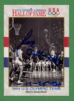 Joe Caldwell ABA & NBA, 1964 Olympic gold medal team Signed Trading Card E27891