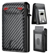 Airtag Wallet Men,Smart Wallet with Airtag Holder,Slim Minimalist Wallet For Men