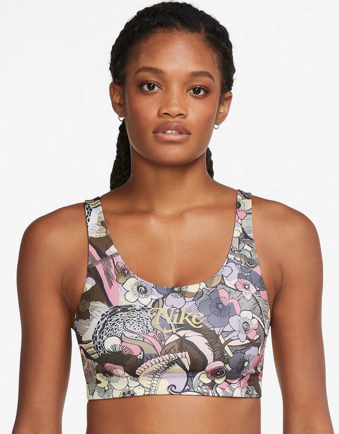 nike floral bra