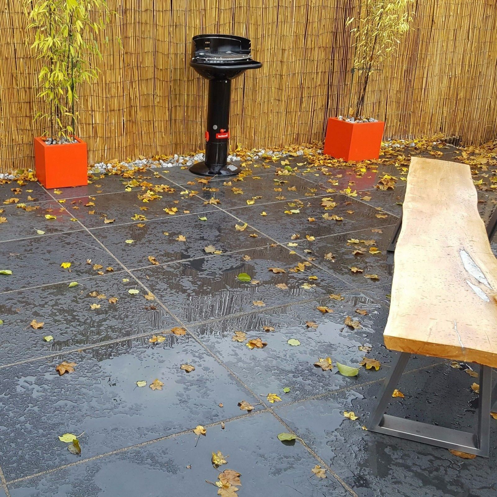 Black Slate Paving Patio Slabs 600 x 300 As low as 28.94/m2 Split