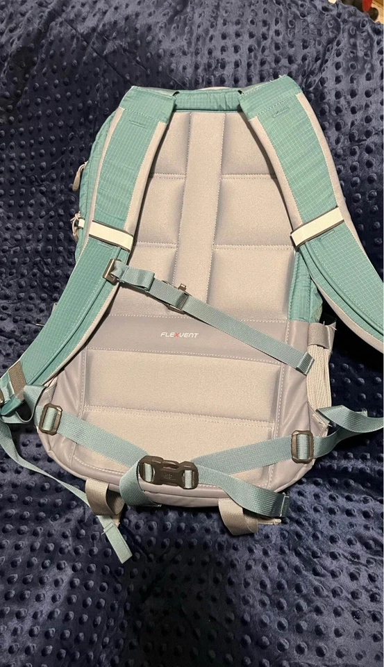 Unique north face surge backpack aqua colour - image 3 of 4