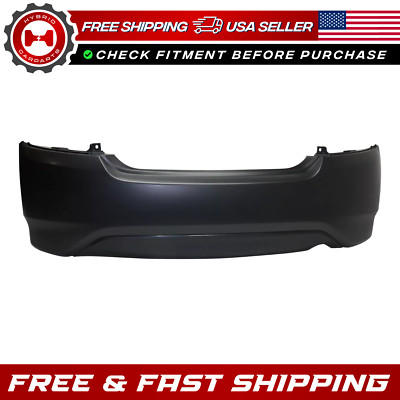 New Rear Bumper Cover Fascia For 2015-2019 Nissan Versa Primed