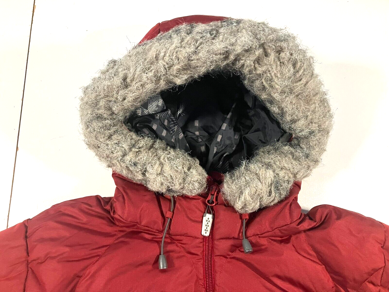 SALOMON GIACCA INVERNALE TRAPUNTATA PIUMINO rosso caldo sci snowboard puffer coat donna S M