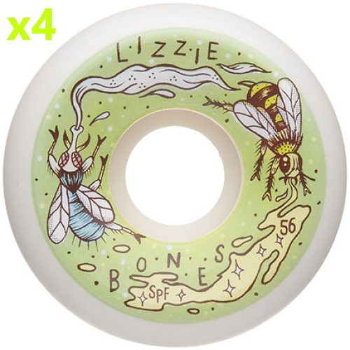 Powell Bones Lizzie Armanto Honey Vinegar 56MM Skateboard Wheels
