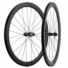 Freno a disco profondità 45 mm ruote in carbonio 25 mm forma U Novatec 411-412 mozzo set ruote