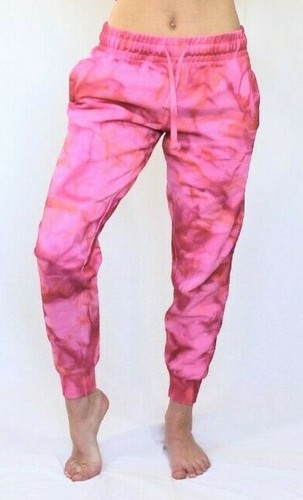 Bleu COW fatto a mano tie dye Pantaloni Sportivi Pantaloni Della Tuta con  Tasche Think Pink NUOVO | eBay
