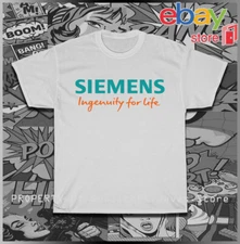 New Siemens Ingenuity for life Logo Men's T-Shirt American Size S-5XL T-Shirt