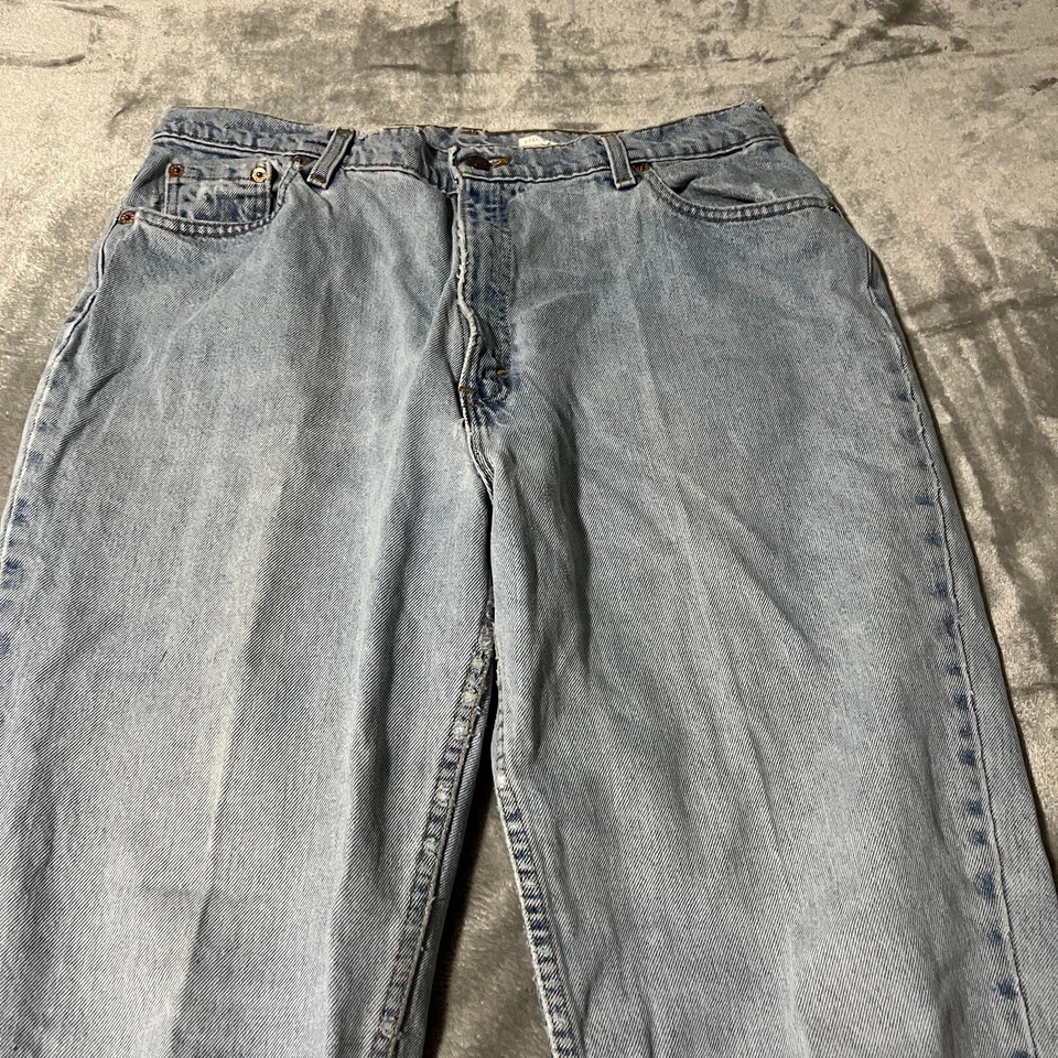 Vintage Levi's 512 Jeans Women 18 Blue Washed Denim Tapered Leg Slim Fit 90s Y2K - Image 2 of 4