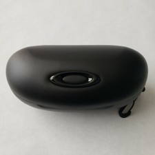 Authentic Oakley Batwolf O Icon Black Clamshell Sunglasses Vault Case with Clip