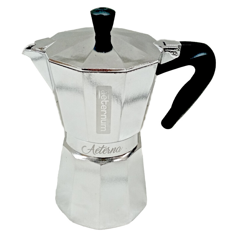 Bialetti moka Aeternum Aeterna caffettiera alluminio caffè espresso - 6 tazzine