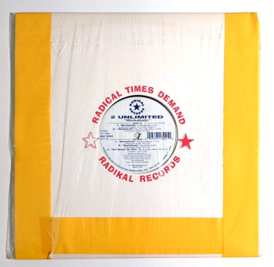 2 Unlimited   Workaholic LP 12'' 1992 Electronic Techno radikal vinyl remix