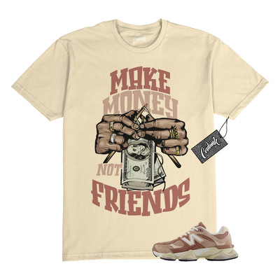 9060 Sparrow Flat Taupe Vintage Rose T Shirt to Match MM