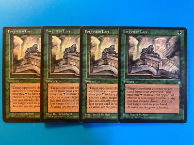 MTG 4x Forgotten Lore Ice Age Legacy Magic the Gathering Card x4 NM | eBay MTG 4x Forgotten Lore Ice Age Legacy Magic the Gathering Card x4 NM | eBay