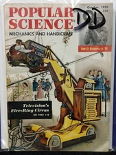 1X Classic Vintage Poplular Science Magazine Oct. 1950 Mechanics and Handicraft