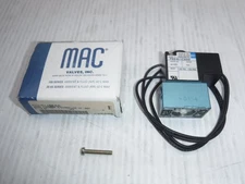 Mac Valves Inc. PED-6110AAA Solenoid Valve ** One Screw Is Missing ** 25VDC 8.5W