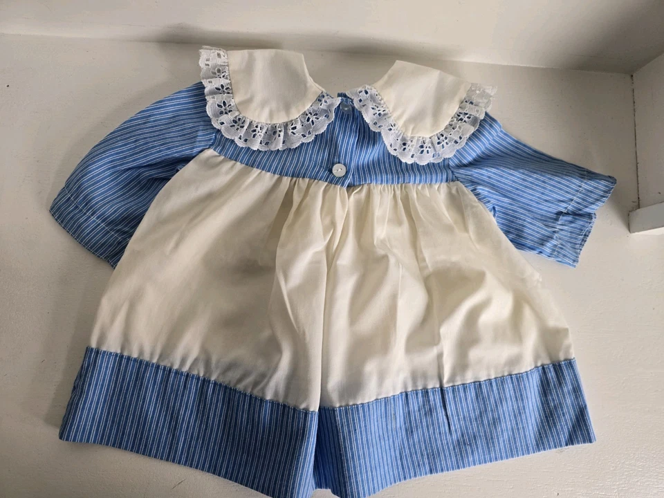  Vtg Clown Sailor Dress Vintage 12M Infant Unbranded - Image 4 of 4