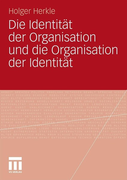 Die IdentitäT Der Organisation Und Die Organisation Der IdentitäT Holger Herkle-image